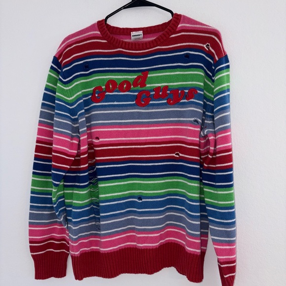 Chucky Good Guys Distressed Sweater - Picture 8 of 12